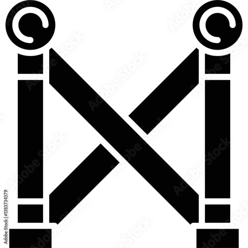 Crime Scene Icon Vector Element