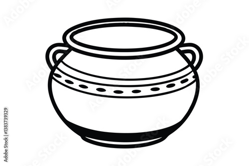 illustration of jar of clay pot
