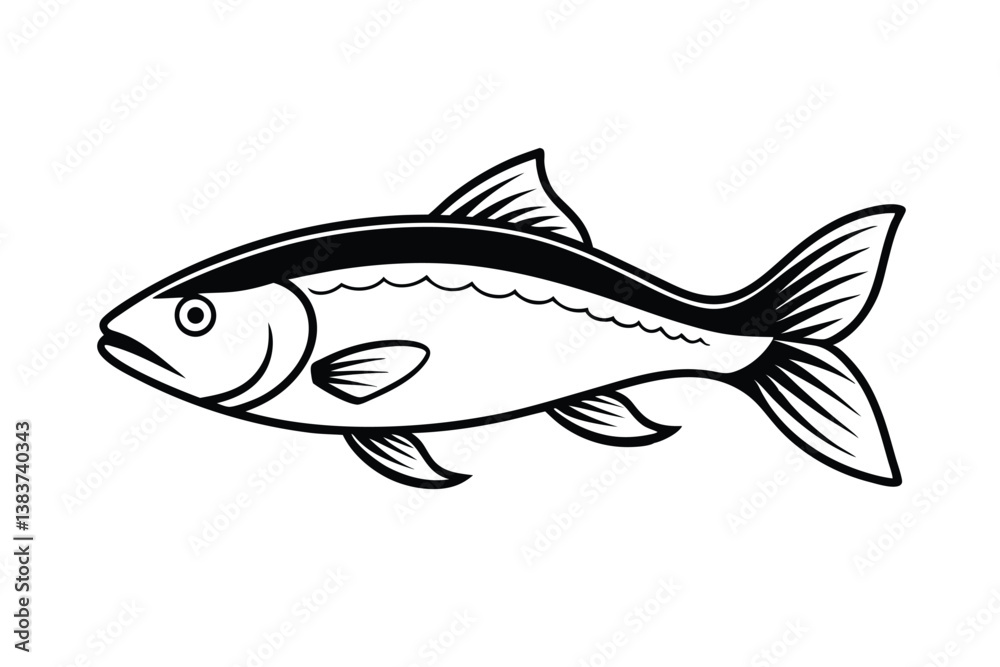 vector illustration of a fish vector illustration of a fish