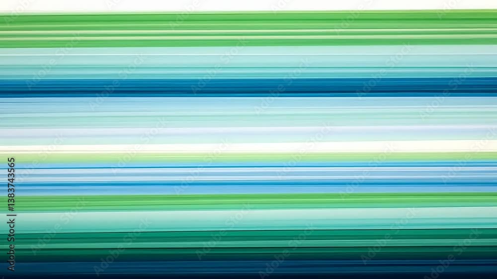 Abstract horizontal stripes in varying shades of blue and green create a serene, calming background Abstract horizontal stripes in varying shades of blue and green create a serene, calming background