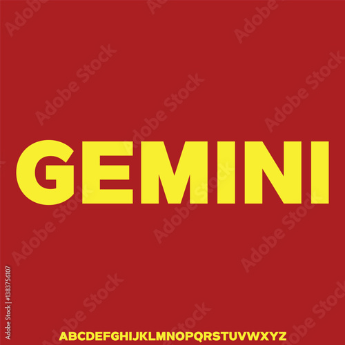 Modern creative futuristic alphabet display font vector. Unique expanded technology typography style