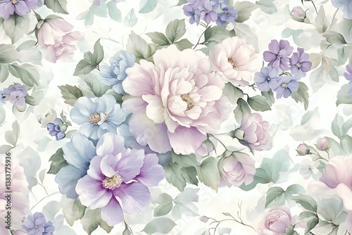 Elegant Floral Artwork Collection in Vibrant and Soft Pastel Tones