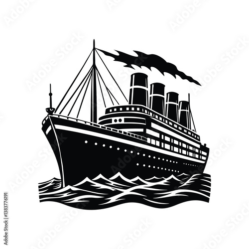 ship on the river