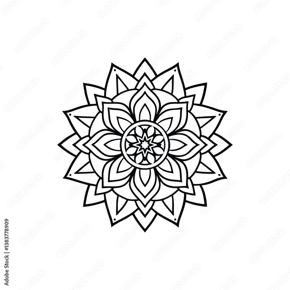 mandala-style decorative design
