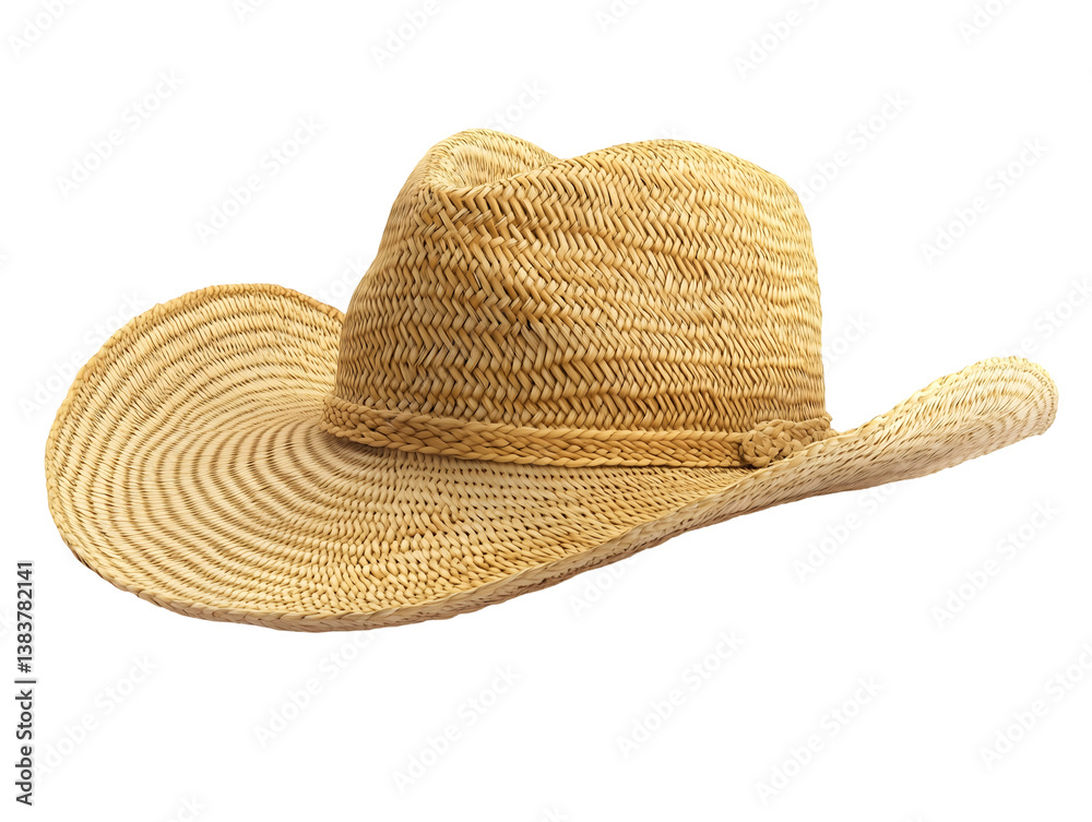 Wide-brimmed straw hat, isolated on a plain white background, Transparent PNG
Wide-brimmed straw hat, isolated on a plain white background, Transparent PNG