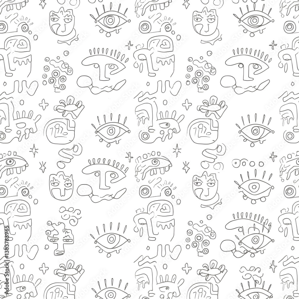 Seamless traditional fabric pattern with intricate timeless designs. Seamless traditional fabric pattern with intricate timeless designs.