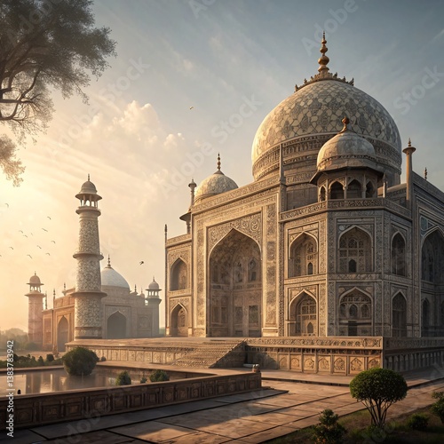 Vishwakarma’s Vision A Surreal Fusion of Ancient Craft and Futuristic AI Symmetry