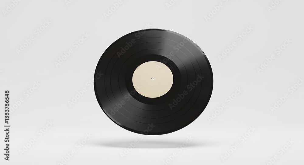 Obraz premium Captivating Vinyl Record Showcase: A Celebration of Music and Timeless Design