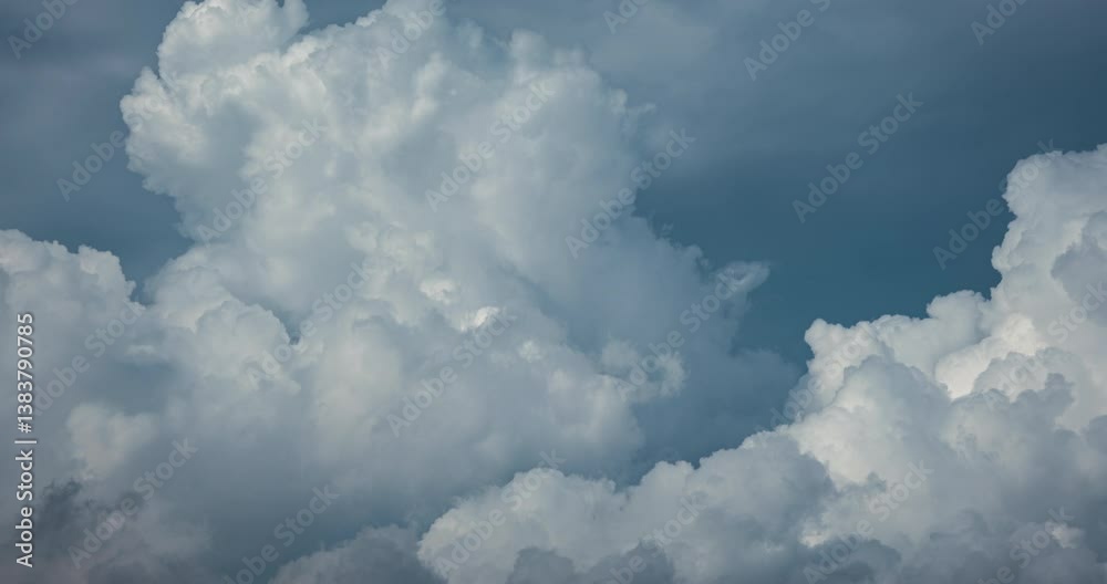 Timelapse of storm clouds forming and dissolving in the afternoon Timelapse of storm clouds forming and dissolving in the afternoon