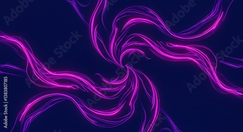 Neon Galaxy Spin AI Generated