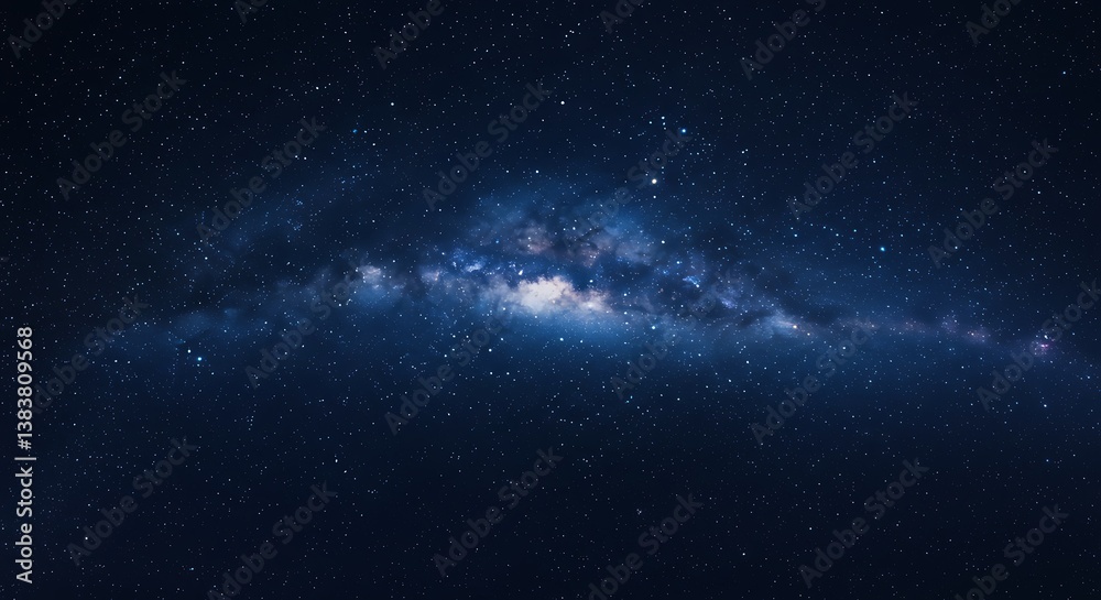 Fototapeta premium Cosmic Dust and Starlight Dreams AI Generated