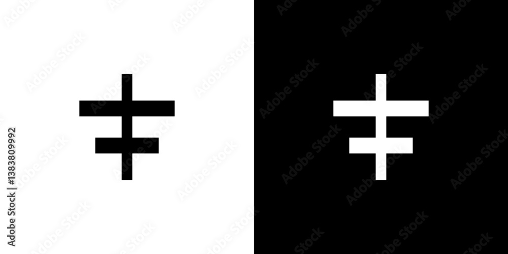 Obraz premium Stacked Hash Bars