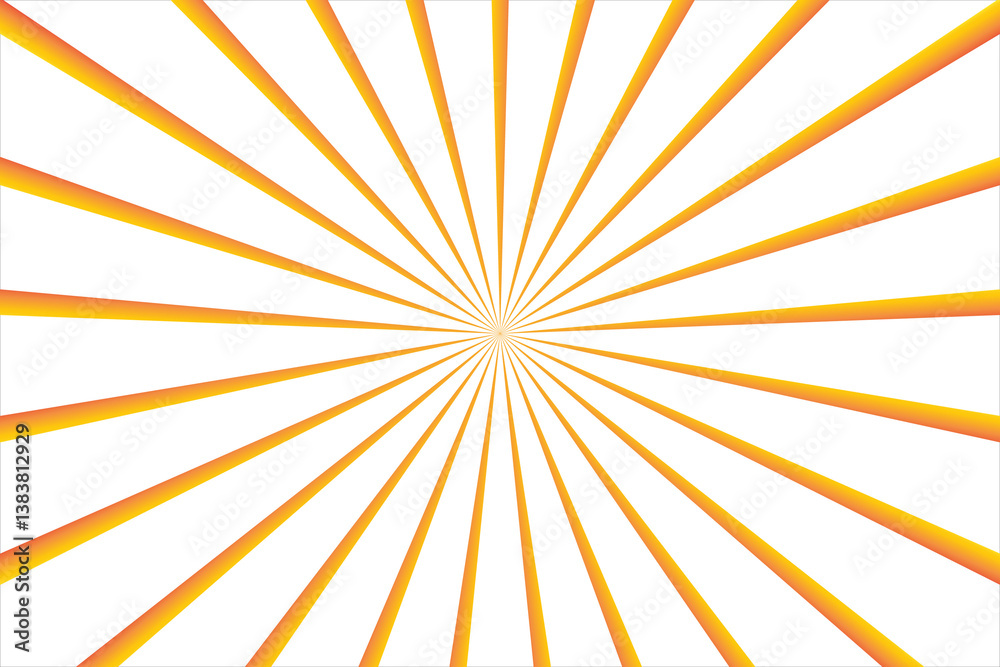 Obraz premium orange sunburst background