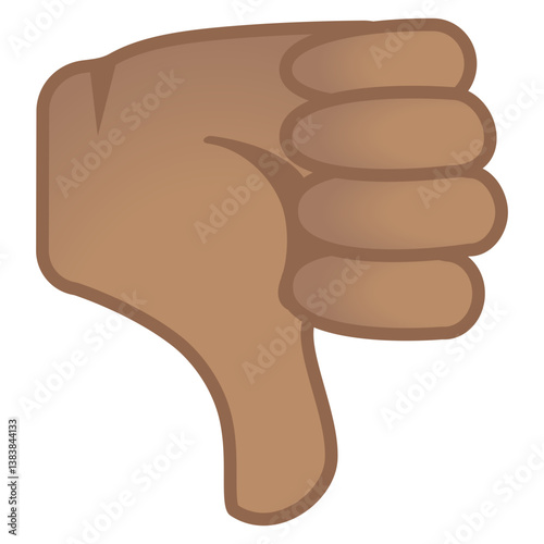 Thumbs Down: Medium-Light Skin Tone
