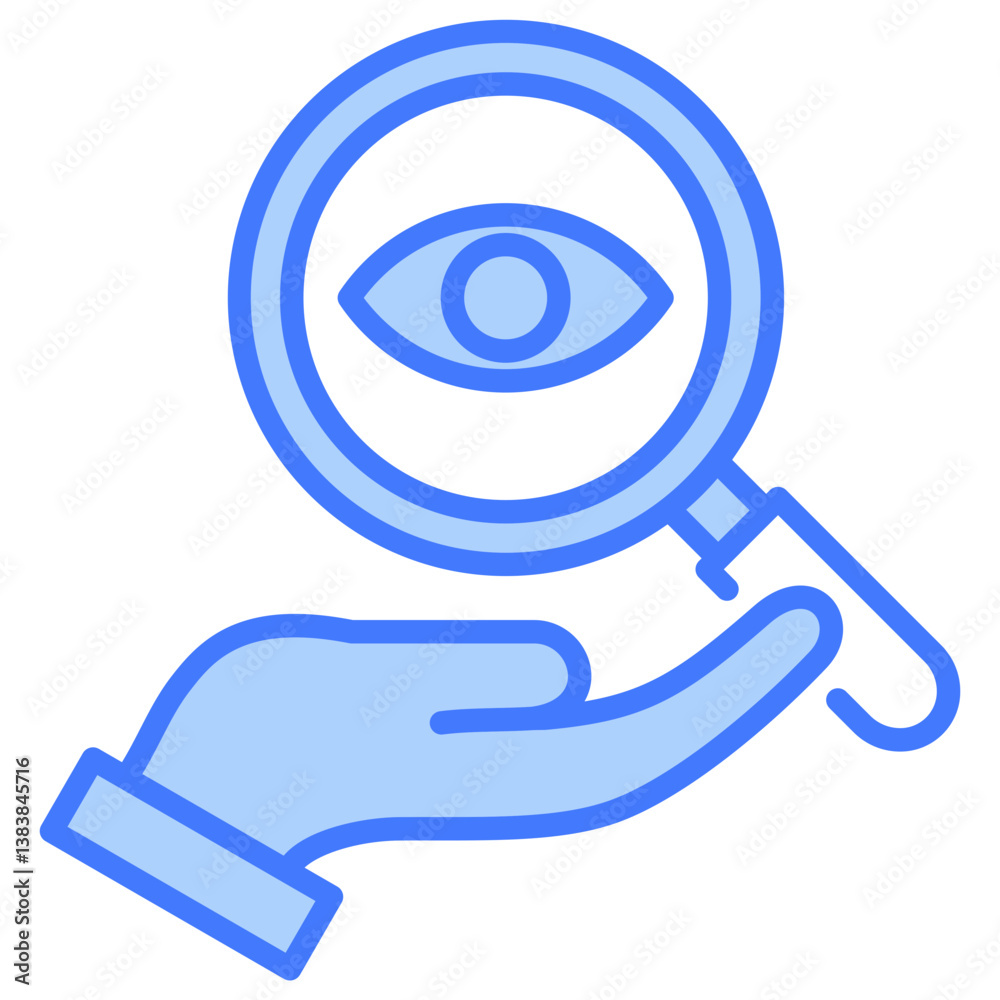 Observation Blue Icon Observation Blue Icon