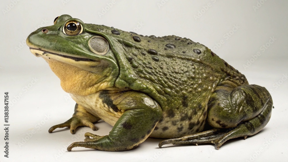 Fototapeta premium African Bullfrog on studio background 