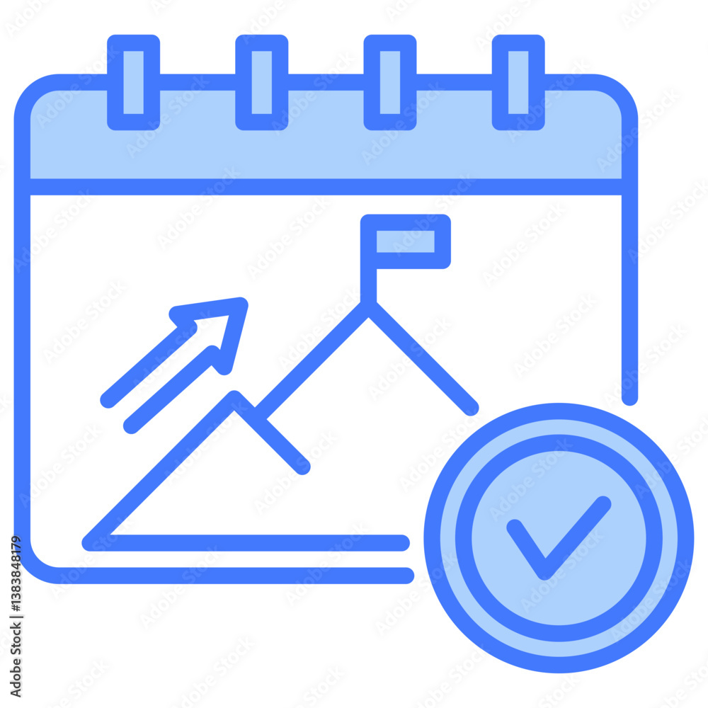 Mission Accomplished Blue Icon Mission Accomplished Blue Icon