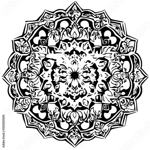 Camel mandala vector design, Camel vector illustration