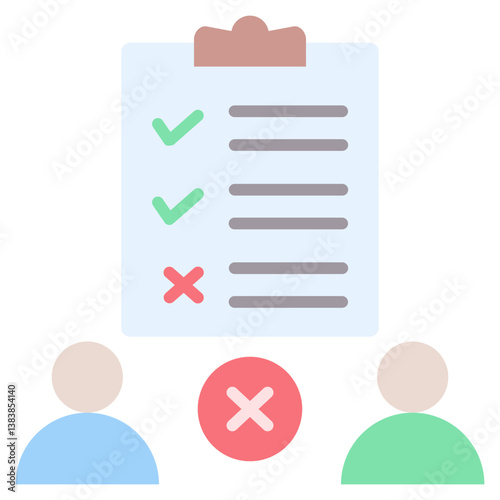Exclusion Flat Icon