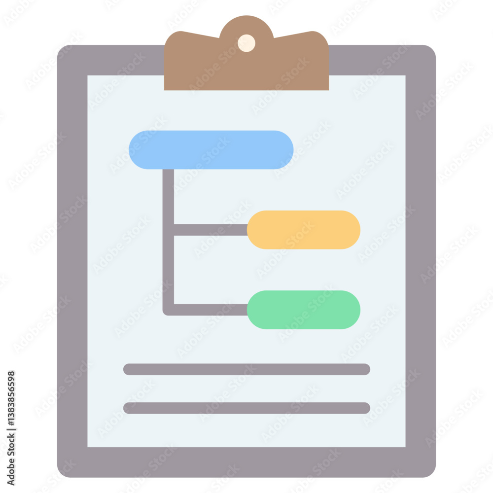 Subtask Flat Icon Subtask Flat Icon