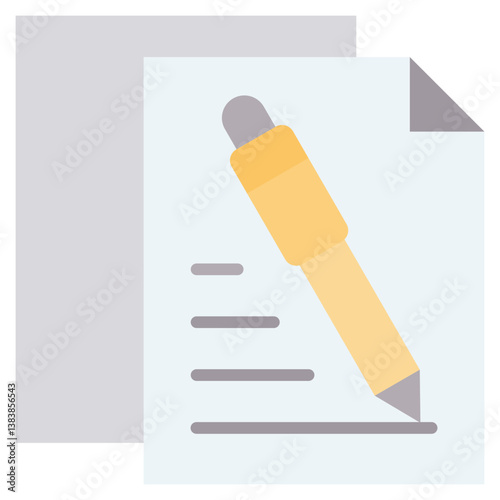 Edit Document Flat Icon
