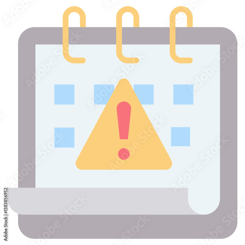 Deadline Flat Icon