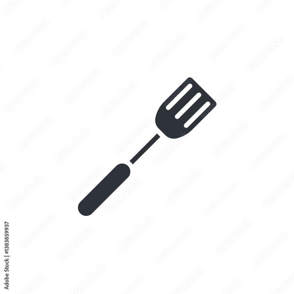 Spatula icon. Spatula Symbol sign for mobile concept and web design. Vector icon, Logo illustration, Vector graphics Spatula icon. Spatula Symbol sign for mobile concept and web design. Vector icon, Logo illustration, Vector graphics