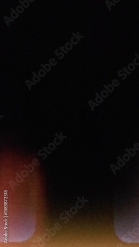 Retro Filmstrip Cinema Seamless Background Loop with Grain, Light Leaks, and Film Burns. Vertical Video. FL0097