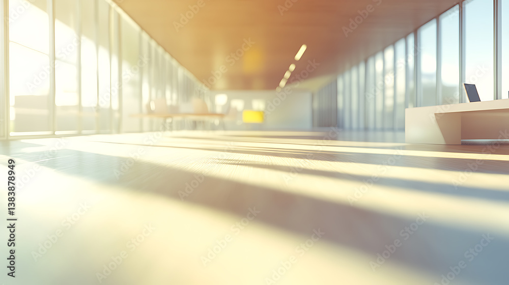 Blurred view of a modern open space office the dynamic environment of a contemporary workplace Blurred view of a modern open space office the dynamic environment of a contemporary workplace