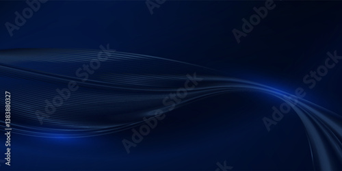 Blue abstract, Computer generated Blue background, copy space banner.vector