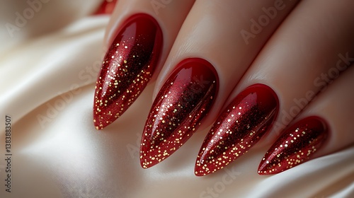 red nail polish