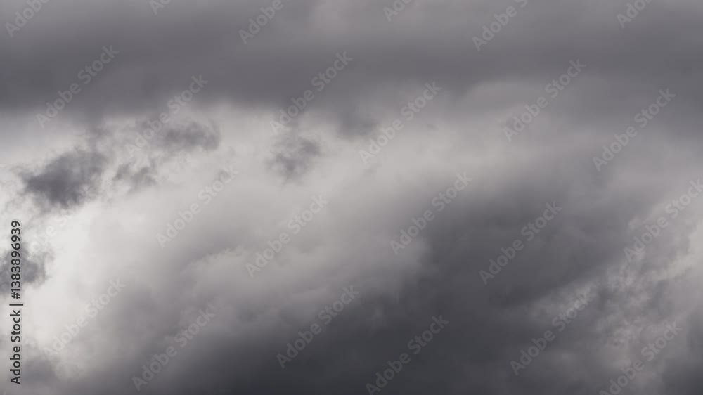 Dramatic storm clouds gathering in timelapse video Dramatic storm clouds gathering in timelapse video