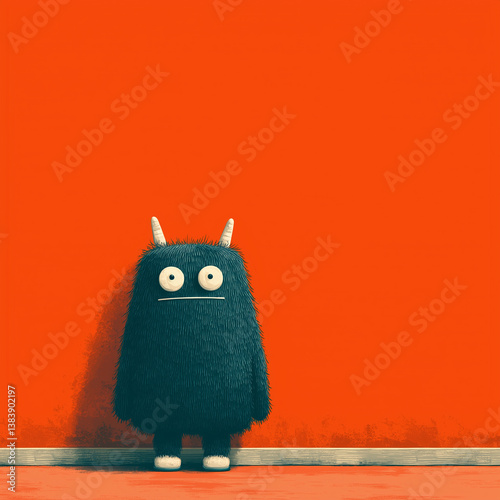 Cute monster illustration
