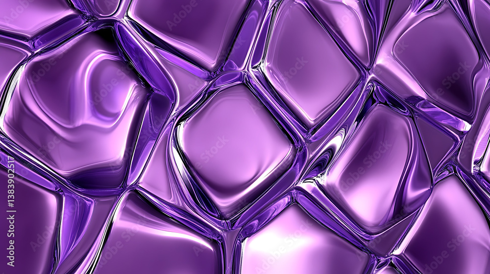 Abstract background with purple cubes Abstract background with purple cubes