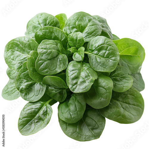 Tatsoi isolated on white background photo
