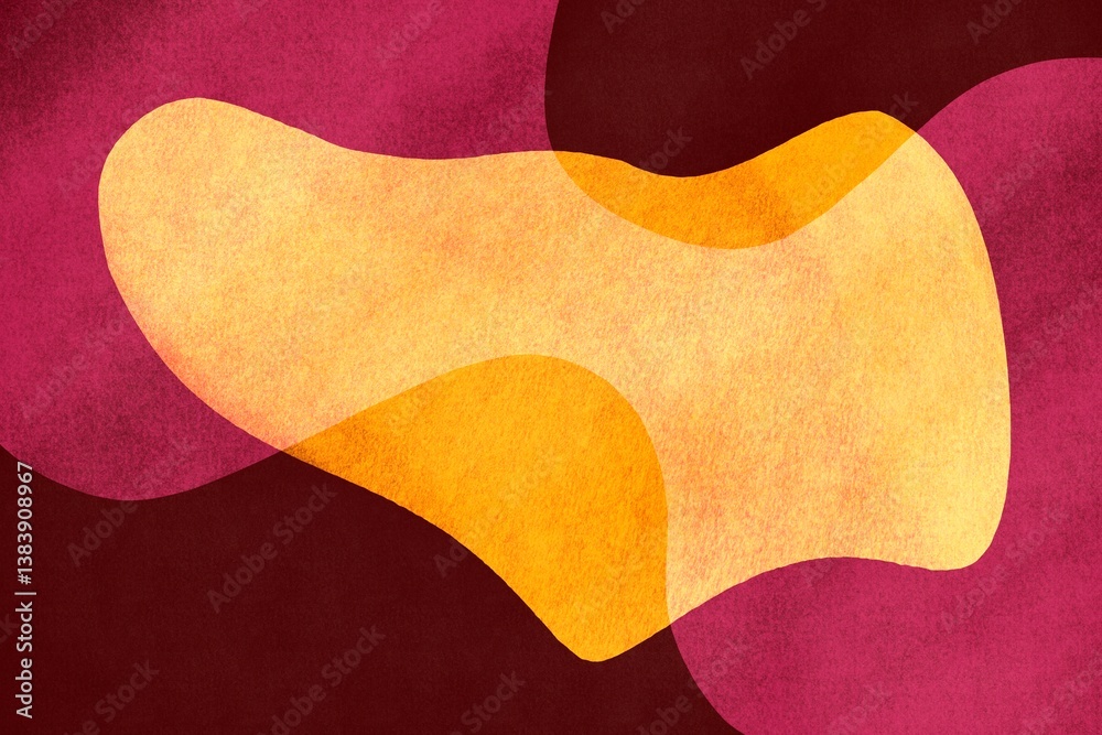 Abstract Colorful Shapes with Warm Gradient Blend Abstract Colorful Shapes with Warm Gradient Blend