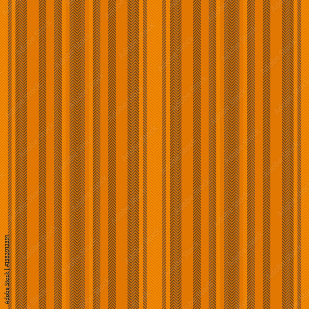 Obraz premium Blank background pattern vector, t-shirt vertical texture fabric. Abstract background stripe seamless lines textile in orange and bright colors.