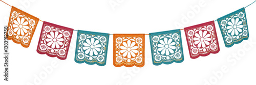 Papel Picado Banners for Cinco de Mayo and Mexican Festivals