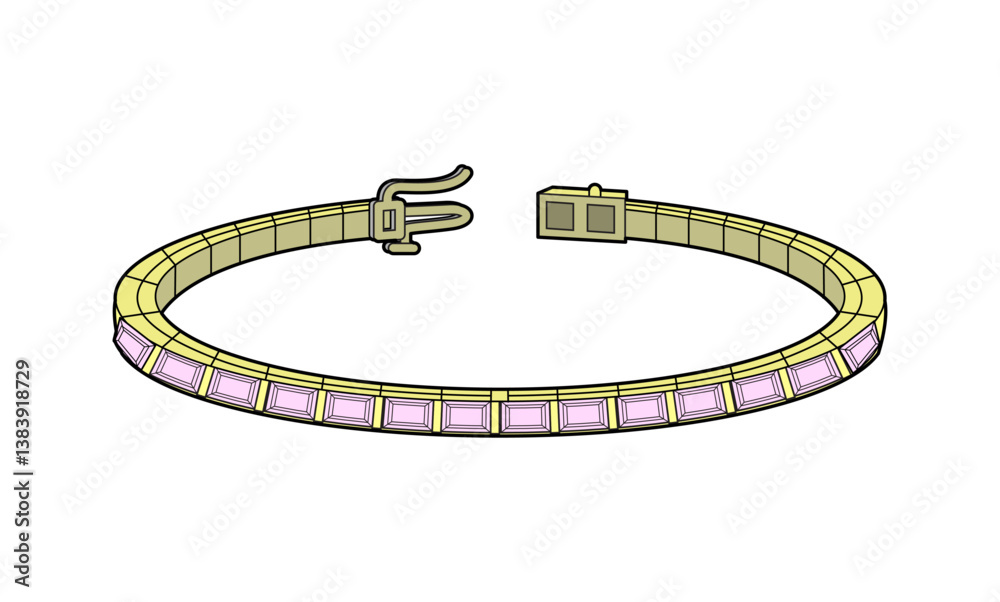 Fototapeta premium tennisbracele