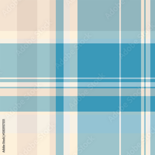 Artwork textile tartan fabric, cosy pattern background seamless. Celtic check vector texture plaid in pastel and light colors.