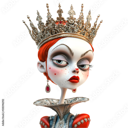 Digital Queen Illustration