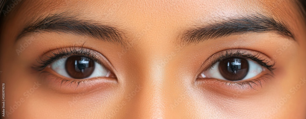 Naklejka premium A woman's closeup photos in a collage, showing before and after blackhead treatment results