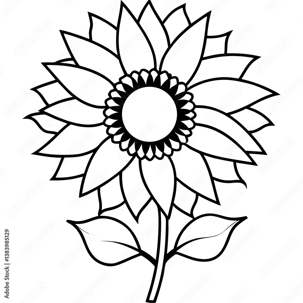 sunflower isolated on white background sunflower isolated on white background