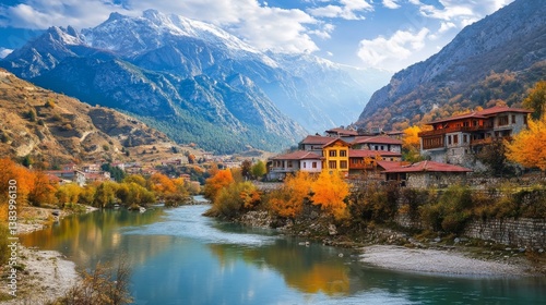 Turkey: Beautiful mountain landscapes.