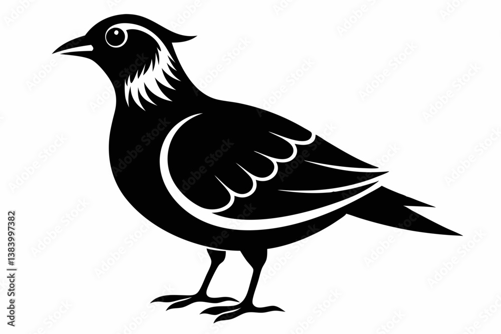 lark silhouette line art vector illustration with a white background lark silhouette line art vector illustration with a white background