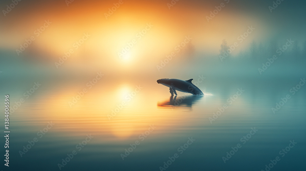 A humpback whale gracefully leaps out of the sea, hovering in mid-air, symbolizing freedom, strength, and the beauty of nature’s power in a modern, awe-inspiring moment.
A humpback whale gracefully leaps out of the sea, hovering in mid-air, symbolizing freedom, strength, and the beauty of nature’s power in a modern, awe-inspiring moment.