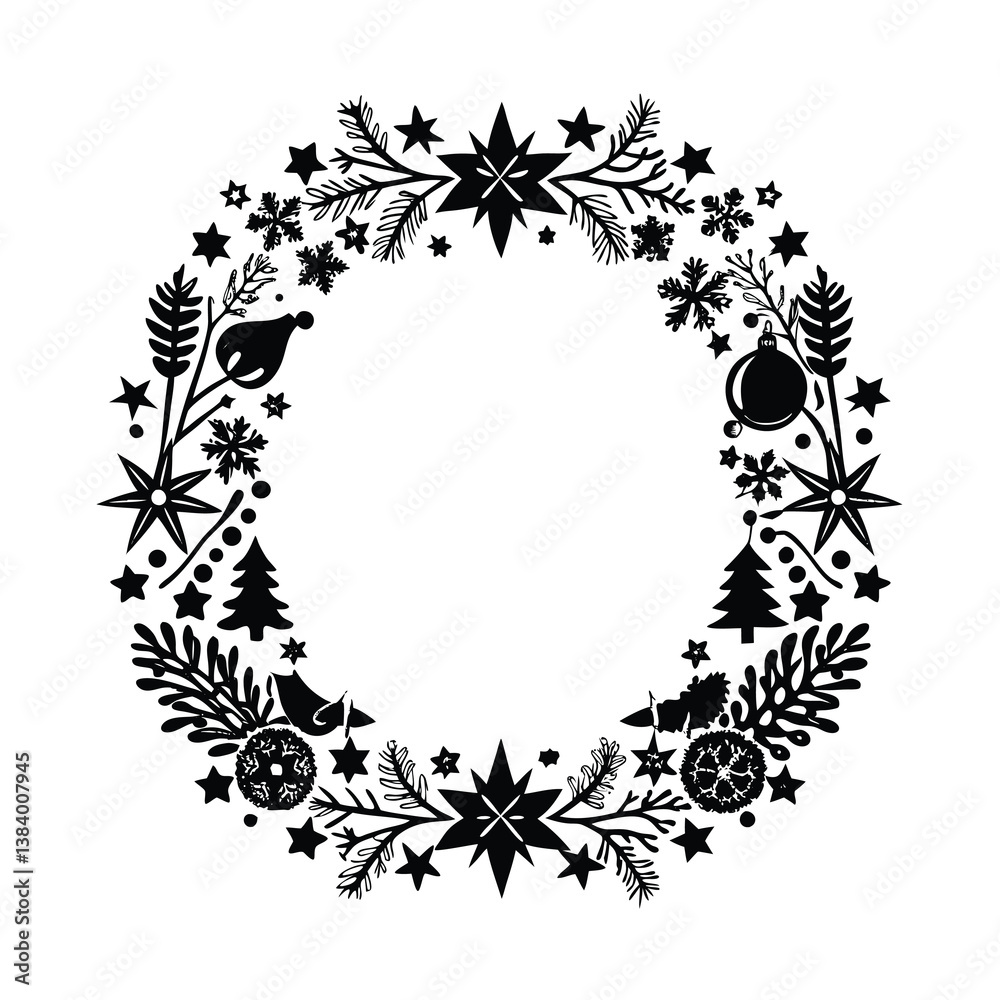 abstract floral frame abstract floral frame