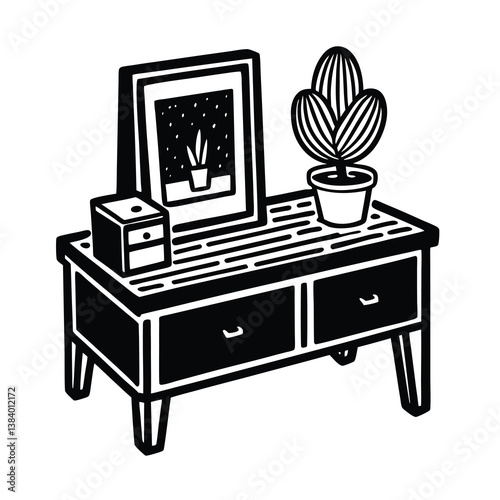 vector illustration of a kitchen