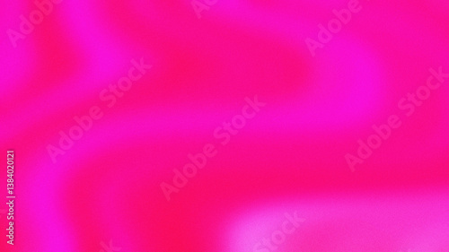 Luminous abstract background with color gradient blend flowing fluidly through the design illuminated by neon glow light waves and noise grain mesh adding wave motion