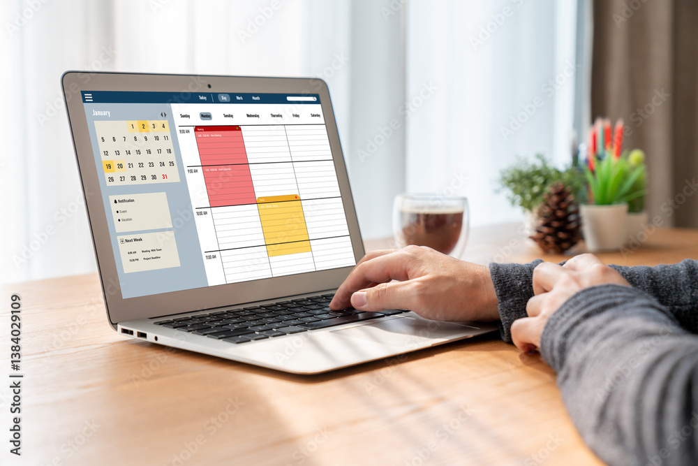 Online applointment booking calendar for modish regristration on the internet website